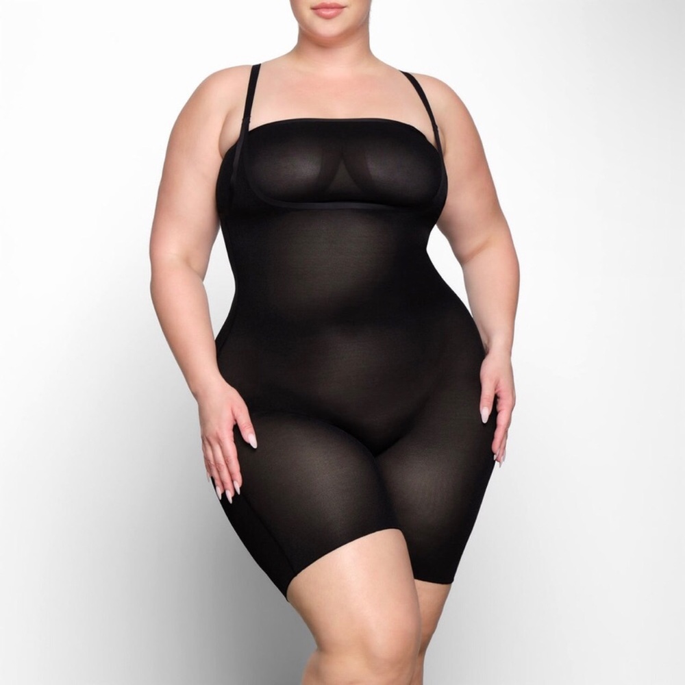 SKIMS Sheer Sculpt Open Bust Bodysuit